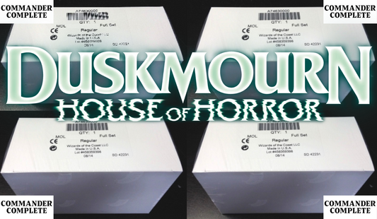 4x DUSKMOURN: House of Horror Complete Full Set Factory Sealed DSK MTG Magic the Gathering