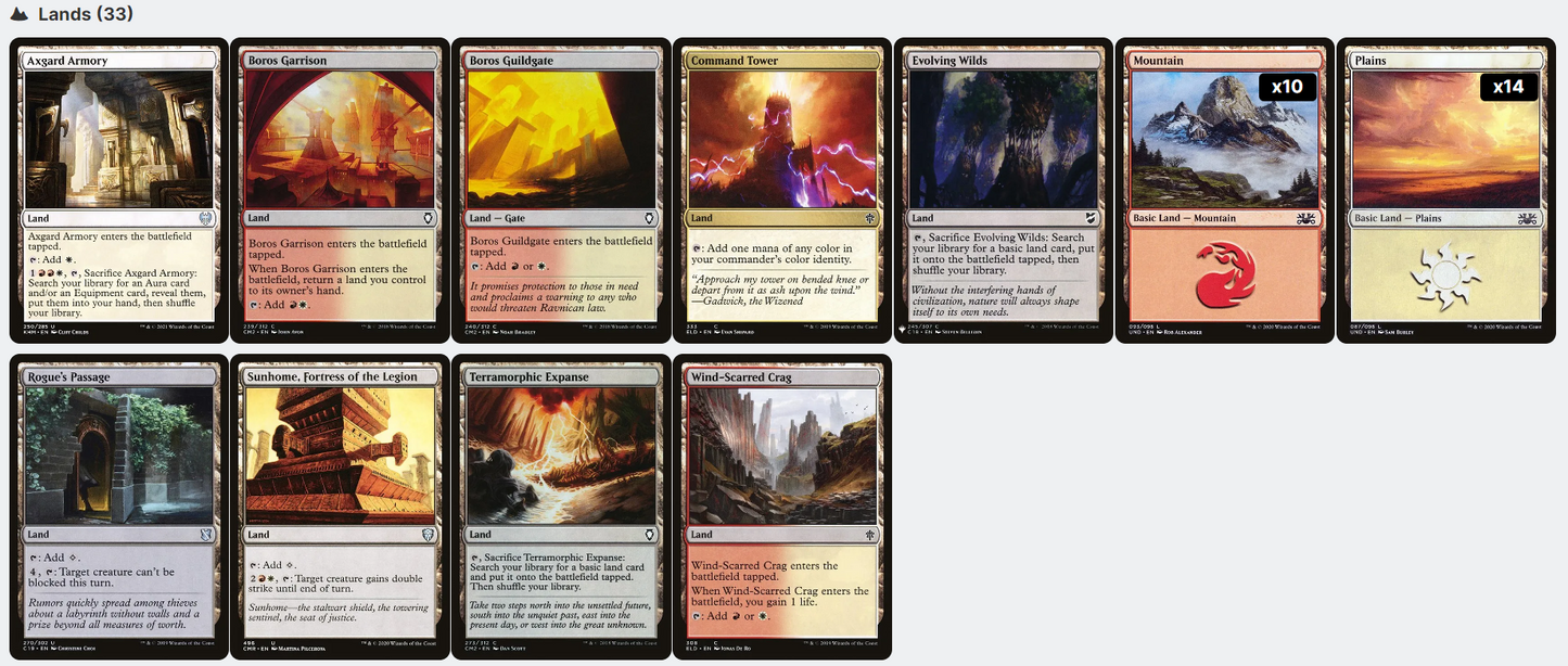 Ardenn, Intrepid Archaeologist and Rograkh, Son of Rohgahh EQUIPMENT Magic MTG Custom Commander Deck