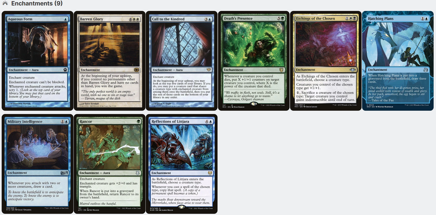 Atogatog Atog Tribal Changelings Sacrifice Magic MTG Commander Deck