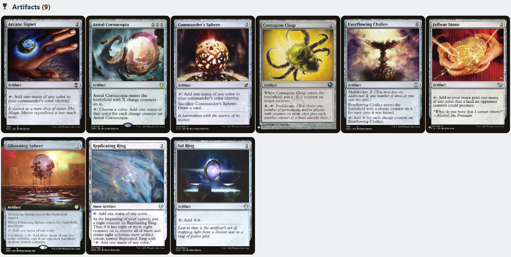 Atraxa, Praetor's Voice PROLIFERATE COUNTERS POISON Magic MTG Custom Commander Deck