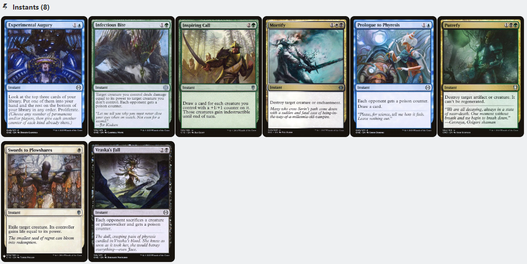 Atraxa, Praetor's Voice PROLIFERATE COUNTERS POISON Magic MTG Custom Commander Deck