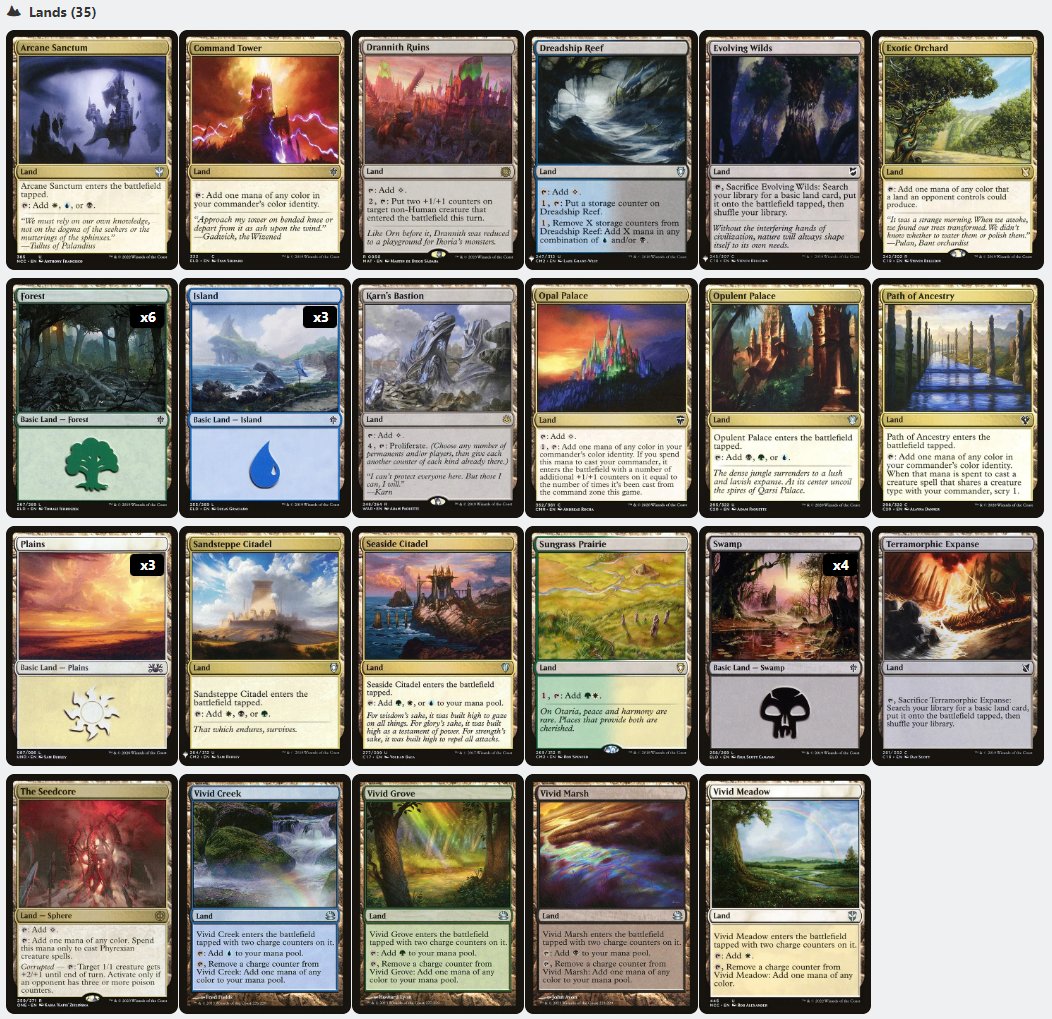 Atraxa, Praetor's Voice PROLIFERATE COUNTERS POISON Magic MTG Custom Commander Deck