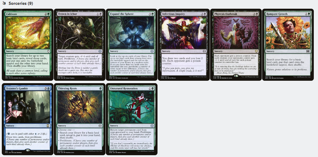 Atraxa, Praetor's Voice PROLIFERATE COUNTERS POISON Magic MTG Custom Commander Deck