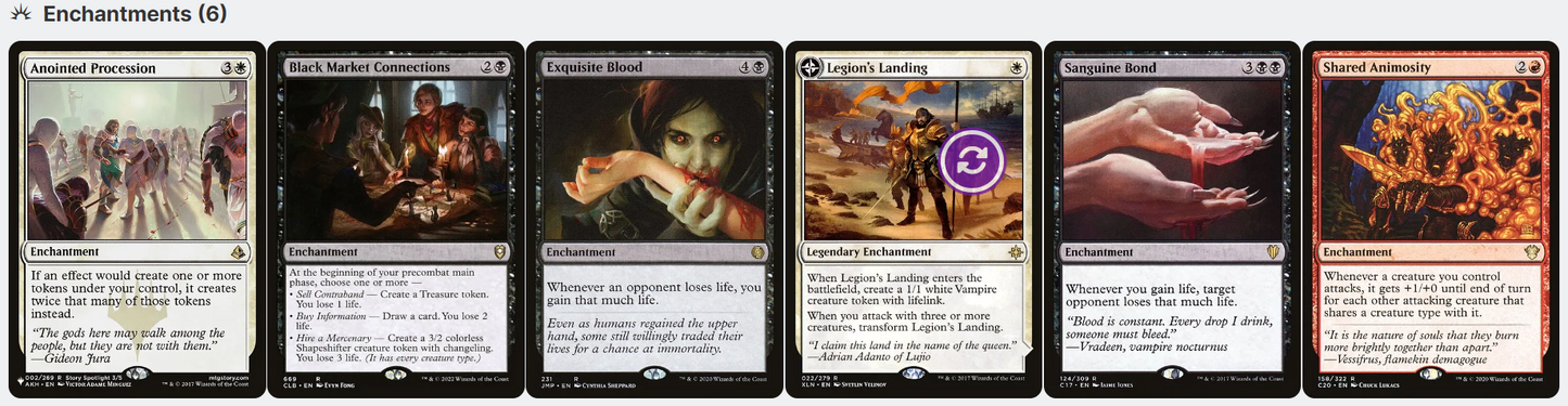Edgar Markov ELITE Vampire Tribal Magic MTG Custom Commander Deck