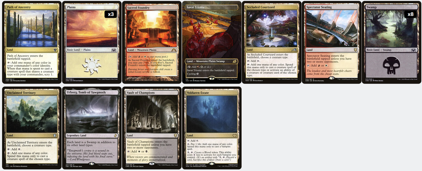 Edgar Markov ELITE Vampire Tribal Magic MTG Custom Commander Deck