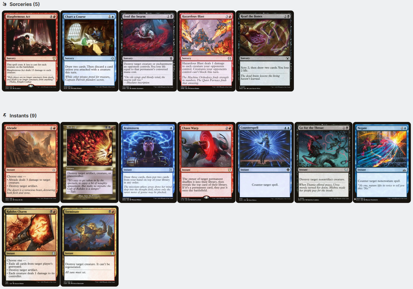 Goro-Goro and Satoru NINJAS and HASTE Magic MtG Commander Deck