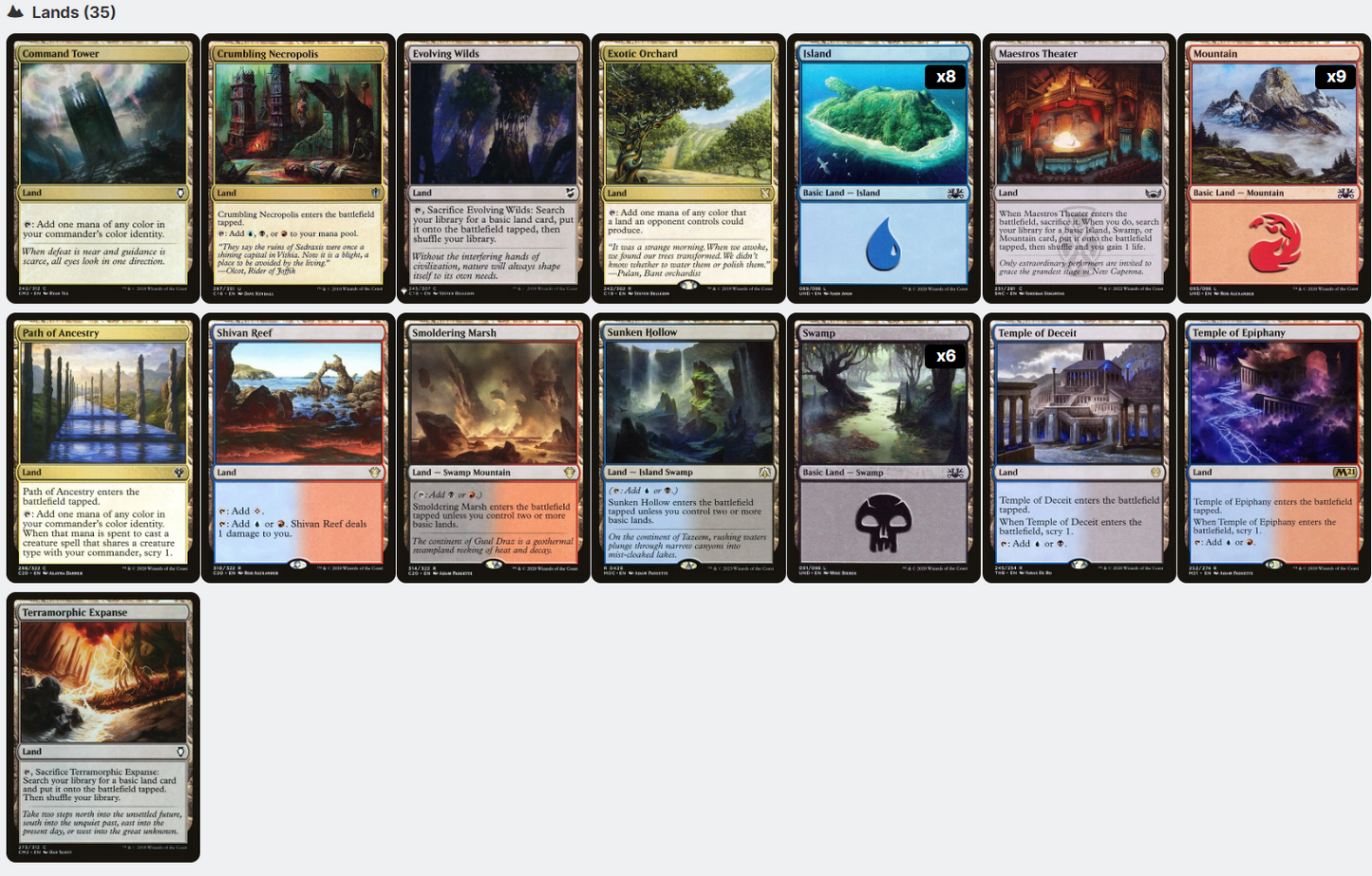 Goro-Goro and Satoru NINJAS and HASTE Magic MtG Commander Deck