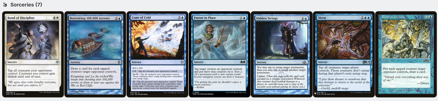 Hylda of the Icy Crown TAPPING ENEMY CREATURES Magic MTG Custom Commander Deck