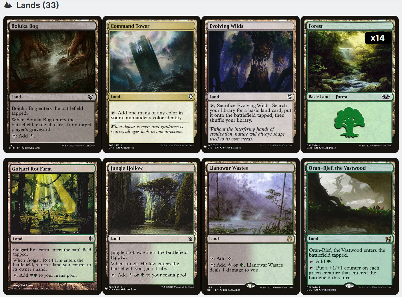 Ishkanah, Grafwidow ELITE Spider Tribal Tokens Delirium Magic MTG Commander Deck