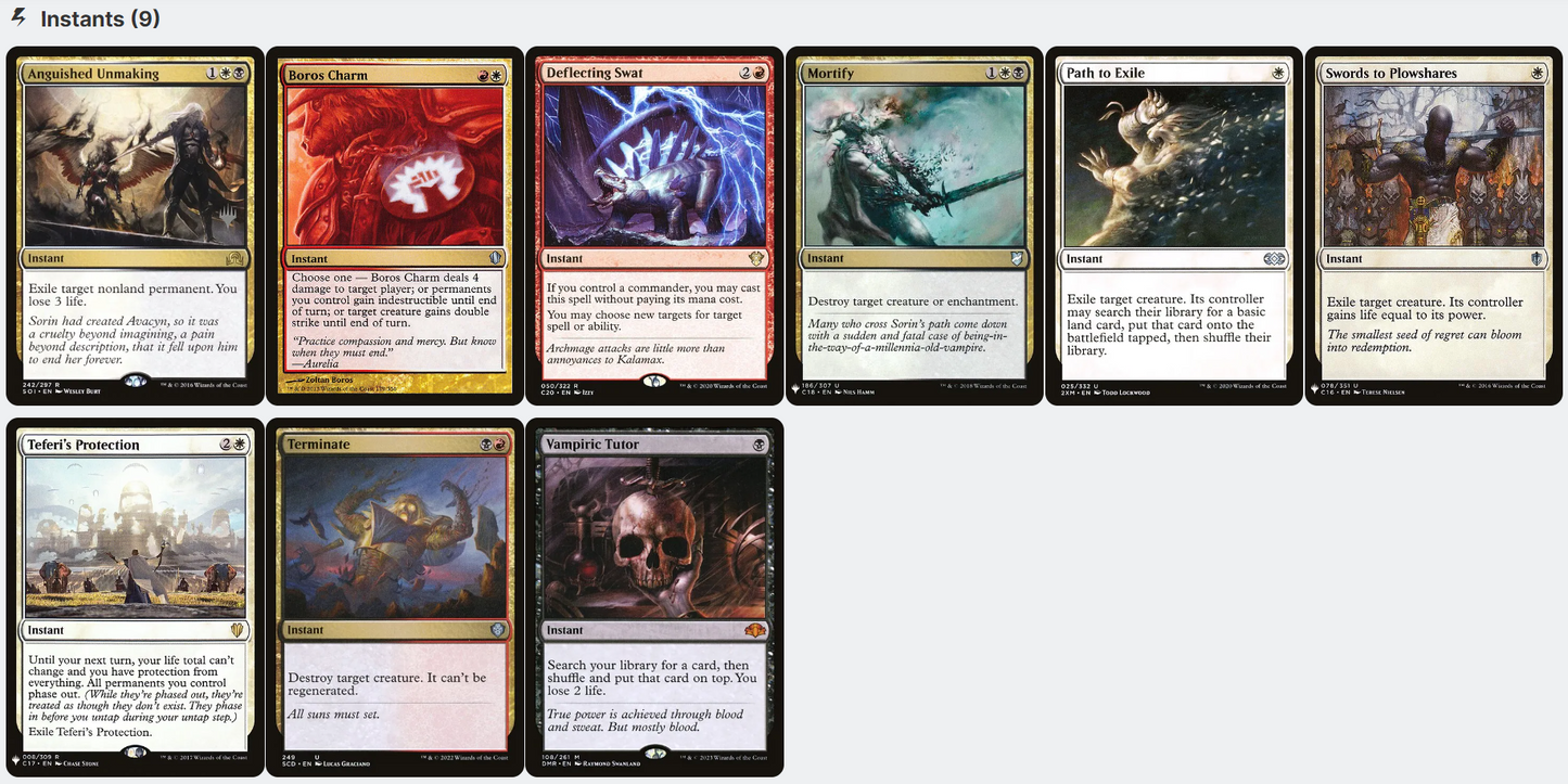 Kaalia of the Vast ELITE Angels Demons Dragons Magic MTG Custom Commander Deck