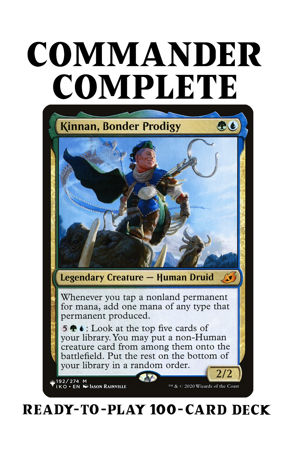 Kinnan, Bonder Prodigy MANA ROCKS Magic MTG Custom Commander Deck CommanderComplete Kinnan, Bonder Prodigy MANA ROCKS Magic MTG Custom Commander Deck CommanderComplete