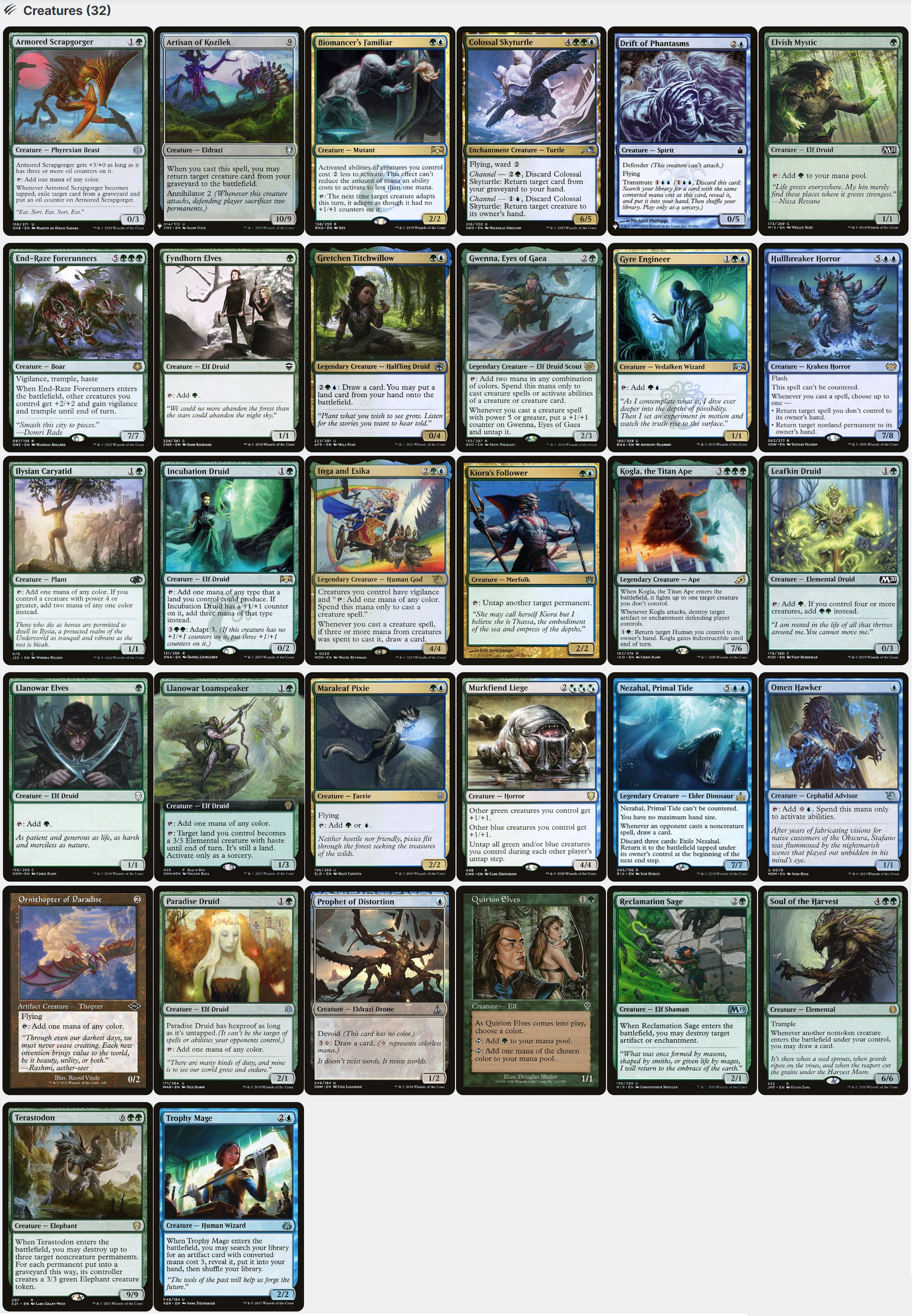 Kinnan, Bonder Prodigy MANA ROCKS Magic MTG Custom Commander Deck