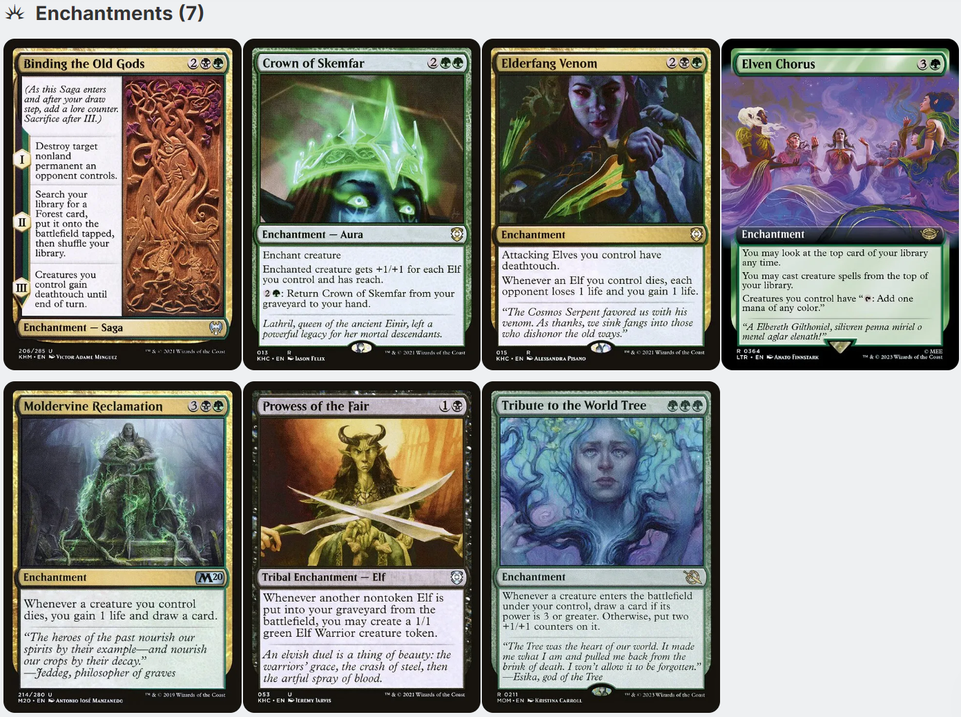 Lathril, Blade of the Elves ELITE Elf Tribal Magic MTG Custom Commander Deck