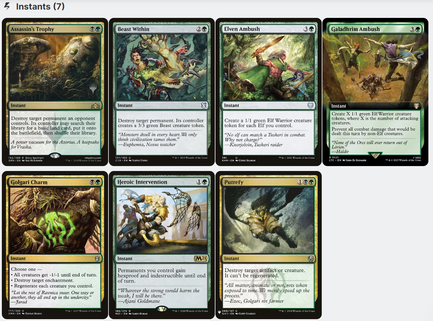 Lathril, Blade of the Elves ELITE Elf Tribal Magic MTG Custom Commander Deck
