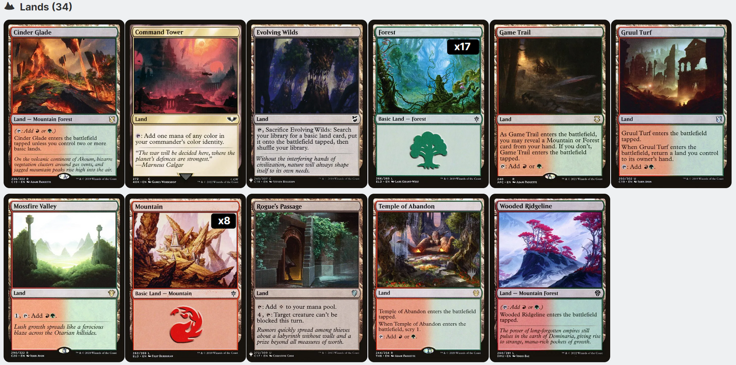 Minsc & Boo, Timeless Heroes +1/+1 Counters Magic MTG Custom Commander Deck