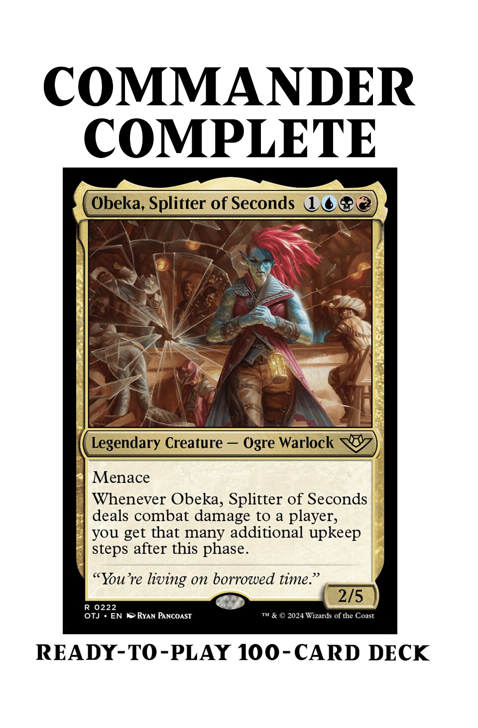 Obeka, Spitter of Seconds EXTRA UPKEEPS Magic MTG Custom Commander Dec CommanderComplete Obeka, Spitter of Seconds EXTRA UPKEEPS Magic MTG Custom Commander Dec CommanderComplete