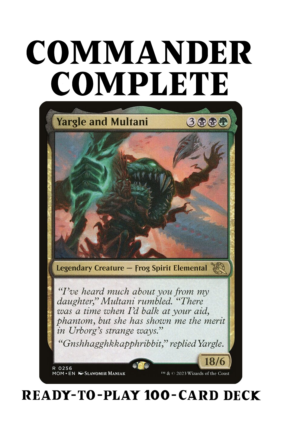 Yargle and Multani POWER MATTERS MTG Commander Deck