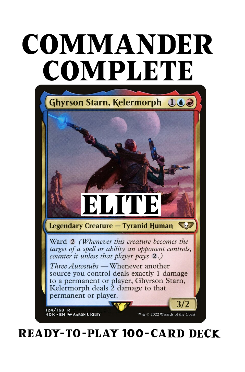 Ghyrson Starn, Kelermorph ELITE Death by 1,000 Pings Magic MTG Commander Deck