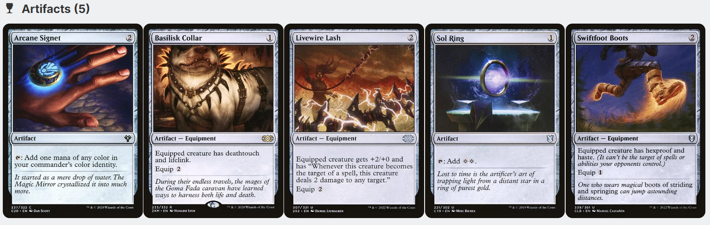 Legolas, Master Archer LotR SPELLS THAT TARGET Magic MTG Custom Commander Deck