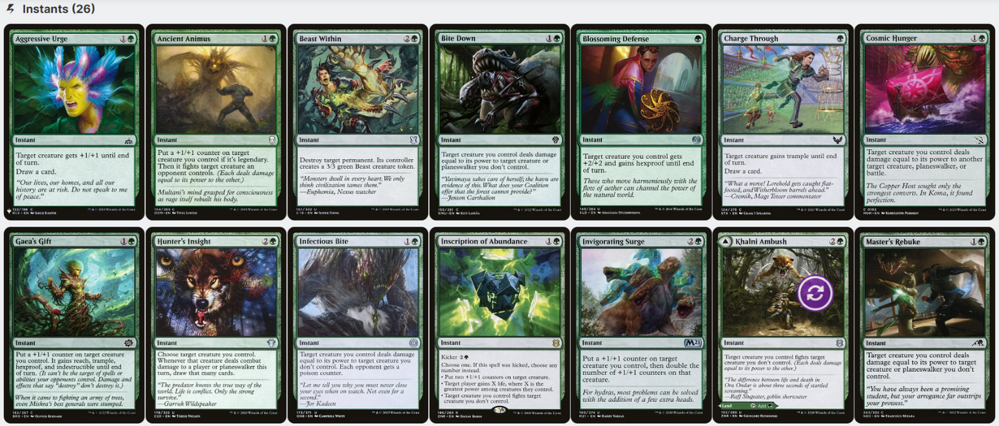 Legolas, Master Archer LotR SPELLS THAT TARGET Magic MTG Custom Commander Deck