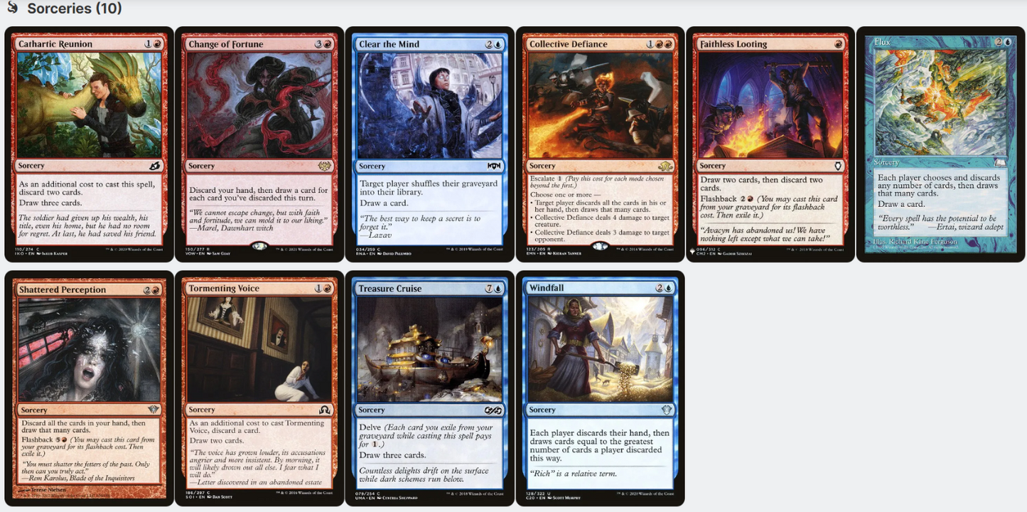 The Locust God CARD DRAW TOKENS IZZET Magic MTG Custom Commander Deck