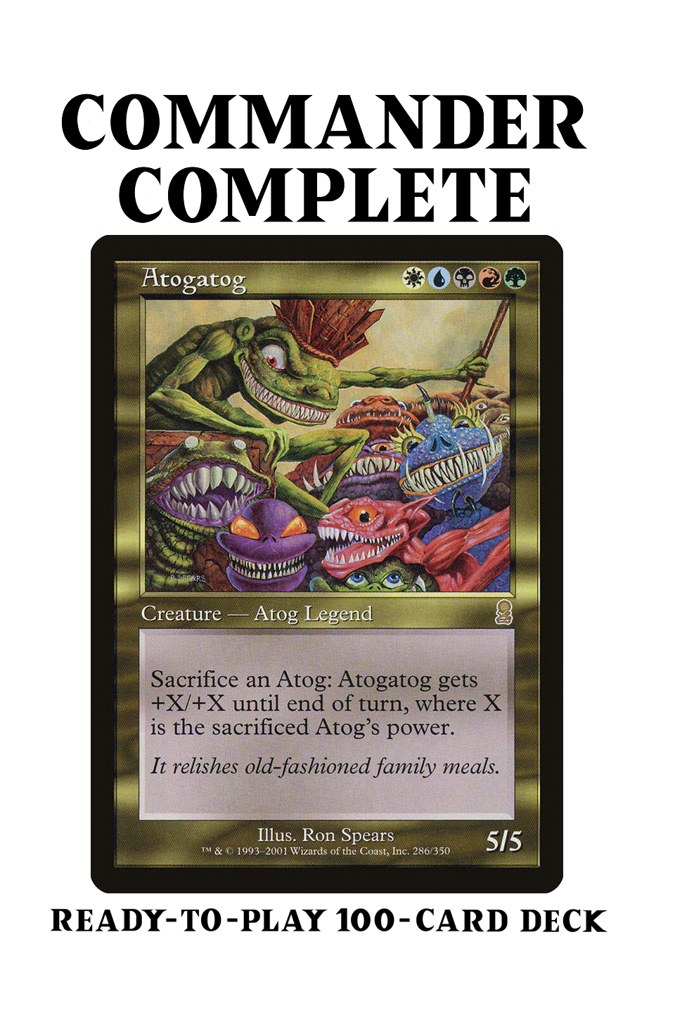 mtg atog cards Atogatog Atog Tribal Changelings Sacrifice Magic MTG Commander Deck