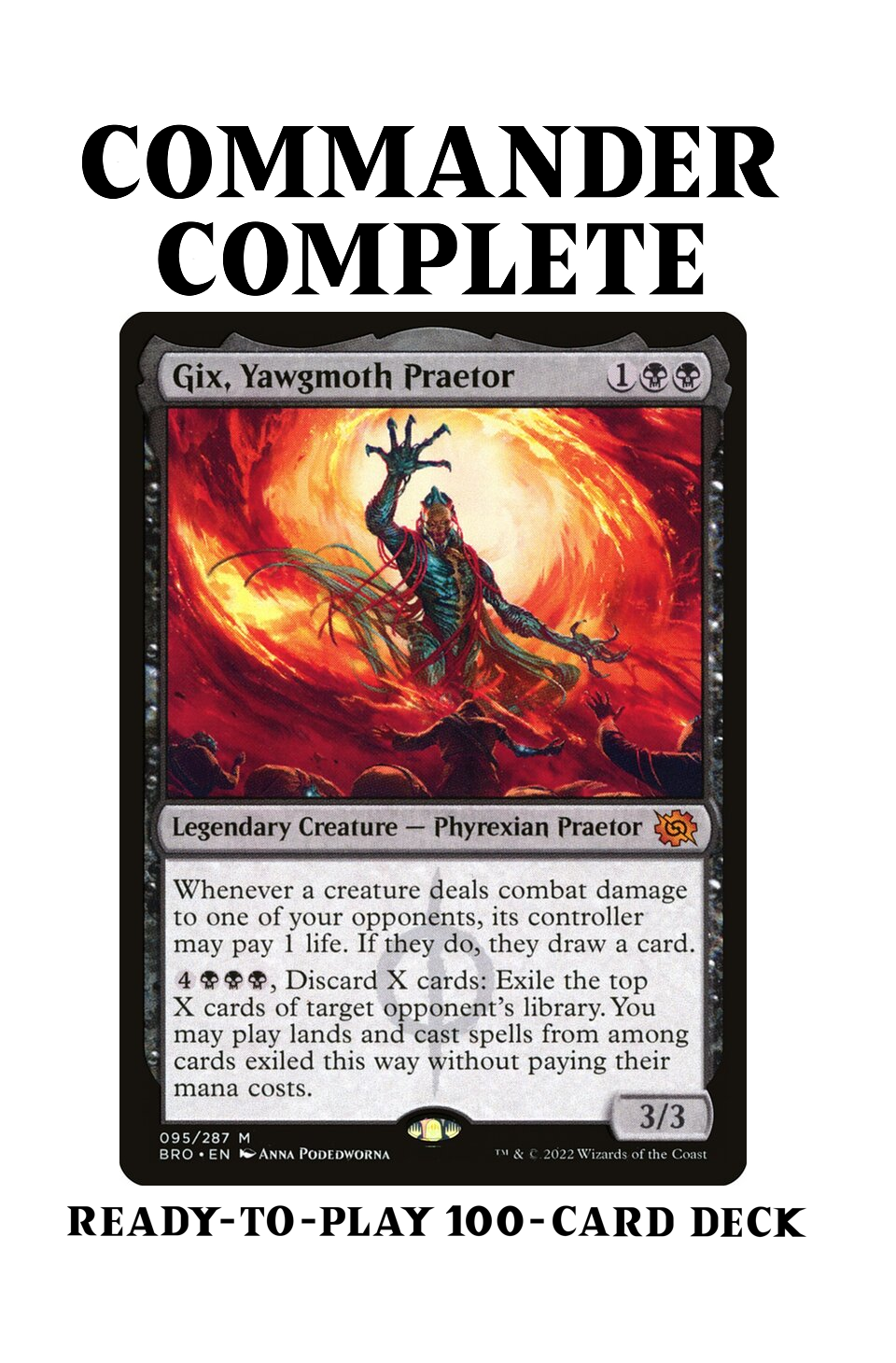 Gix, Yawgmoth Praetor Attacking Card Draw Theft Magic MTG Commander De CommanderComplete Gix, Yawgmoth Praetor Attacking Card Draw Theft Magic MTG Commander De CommanderComplete