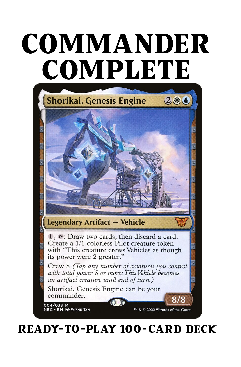 Shorikai, Genesis Engine Vehicles Pilots Artifacts Magic MTG Commander CommanderComplete Shorikai, Genesis Engine Vehicles Pilots Artifacts Magic MTG Commander CommanderComplete