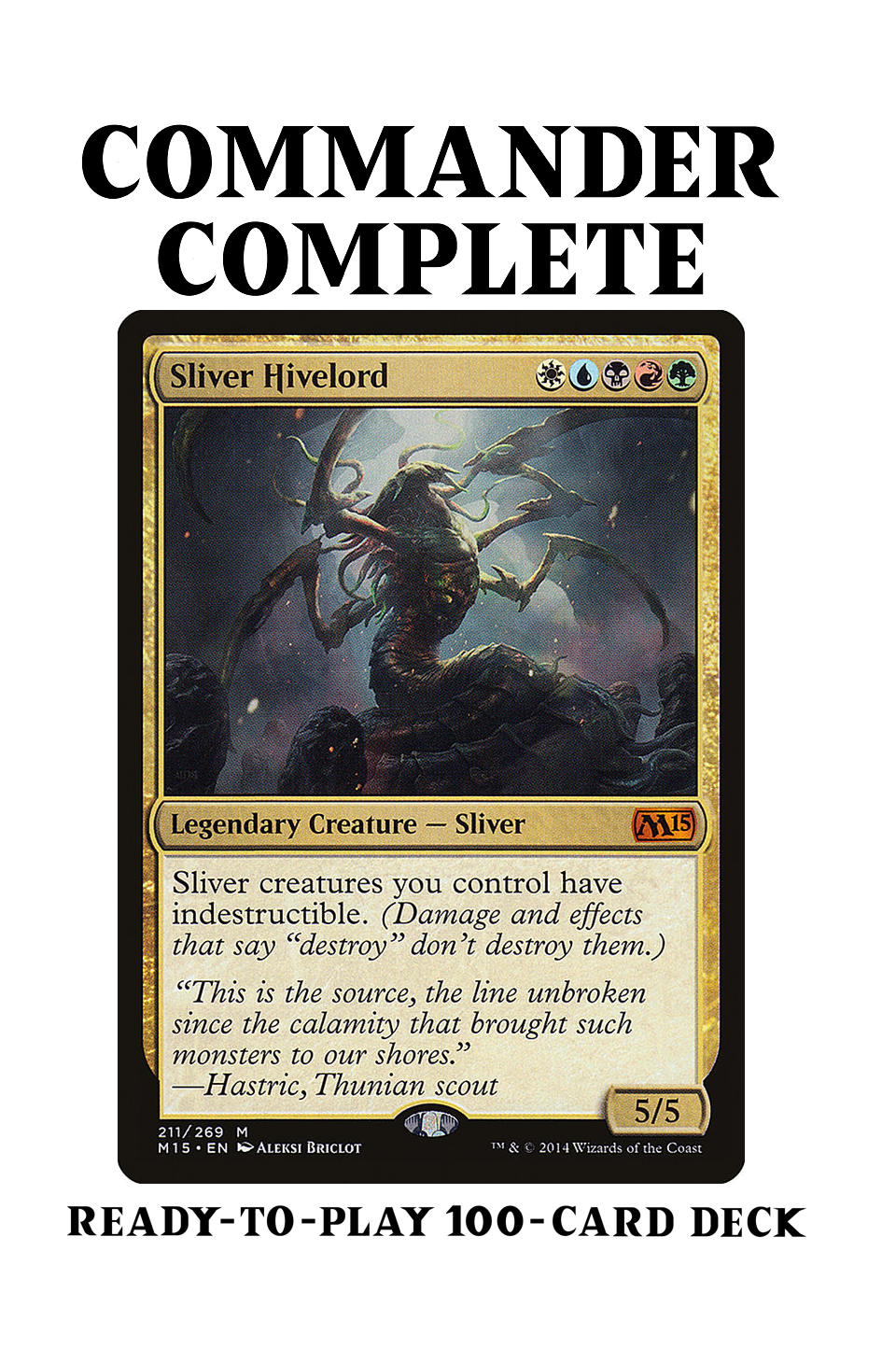 Sliver Hivelord Sliver Tribal Magic MTG Commander Deck Sliver Hivelord Sliver Tribal Magic MTG Commander Deck