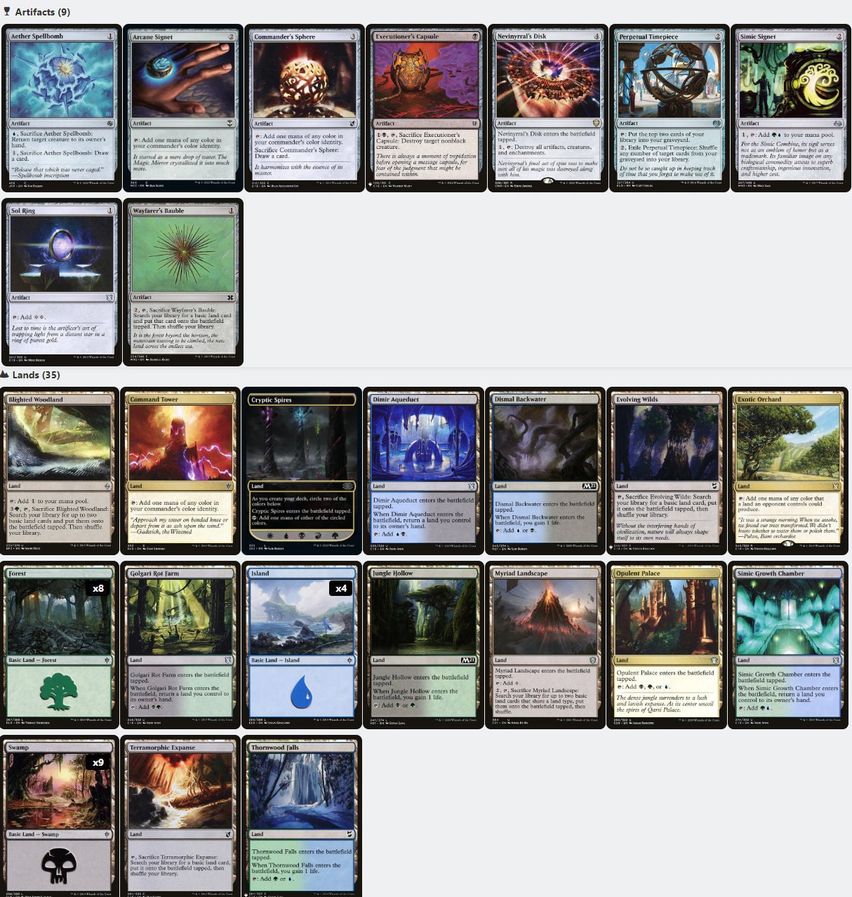 Muldrotha, the Gravetide Graveyard Recursion Sultai Magic MTG Commander Deck