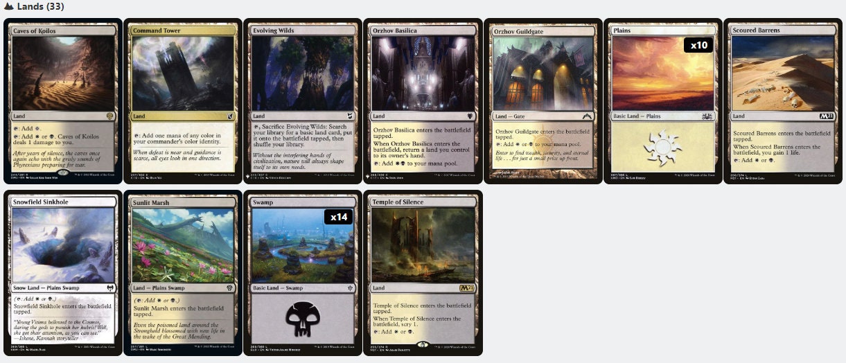 Elas il-Kor, Sadistic Pilgrim Creature Sacrifice Life Drain Magic MTG Commander Deck