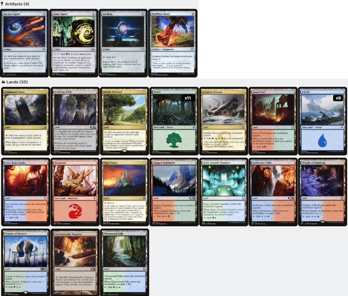 Animar, Soul of Elements Morphs Temur Magic MTG Commander Deck