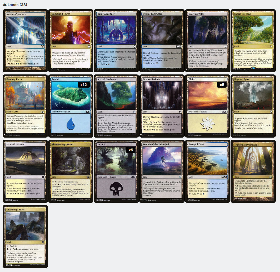 Sen Triplets Steal Theft Copy Bounce Magic MTG Commander Deck