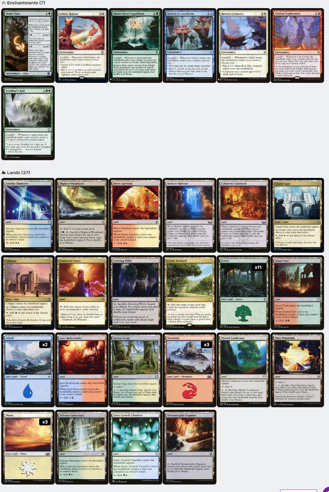 Omnath, Locus of Creation Land Landfall Ramp Magic MTG Commander Deck