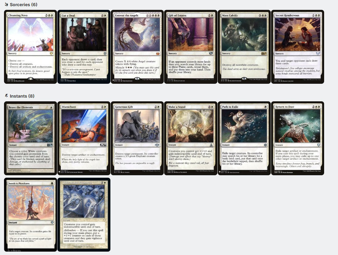 Giada, Font of Hope Angel Tribal Flying Magic MTG Commander Deck