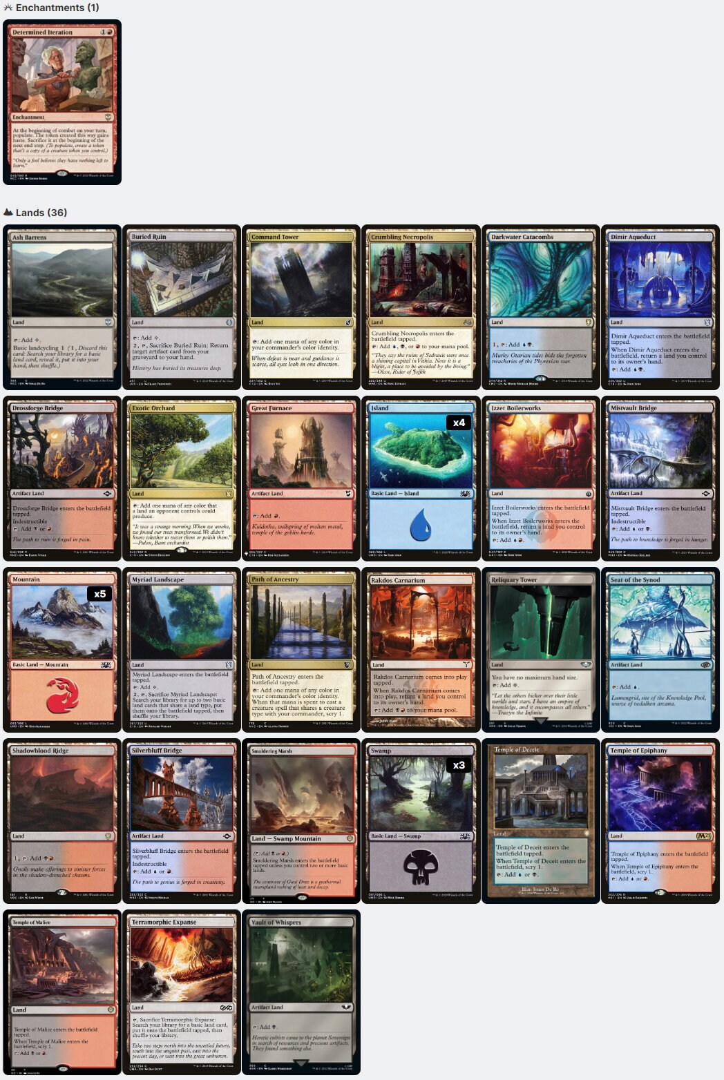 Mishra, Eminent One Copying Artifacts Affinity Metalcraft Magic MTG Commander Deck