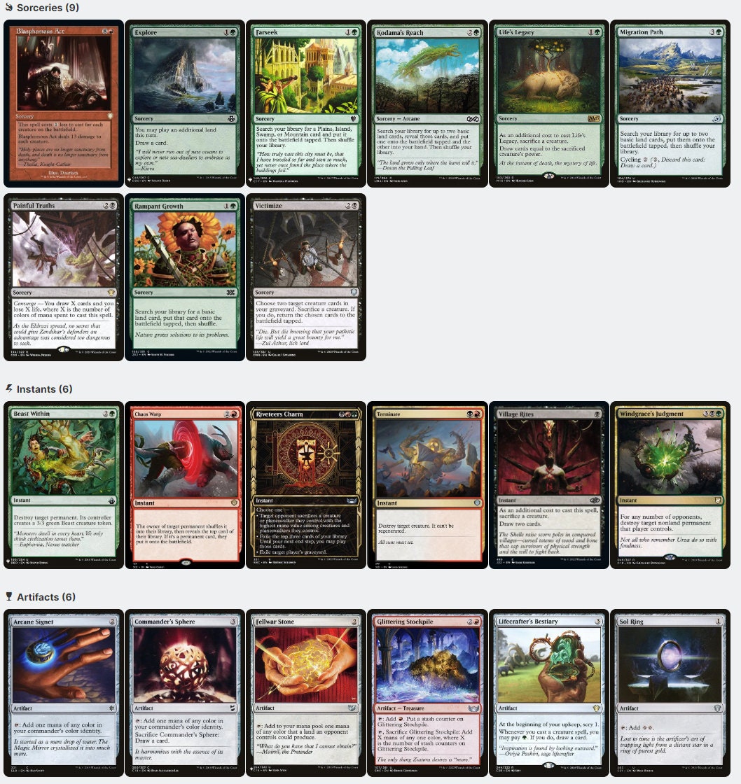 Henzie "Toolbox" Torre Blitz! Haste Creatures Magic MTG Commander Deck