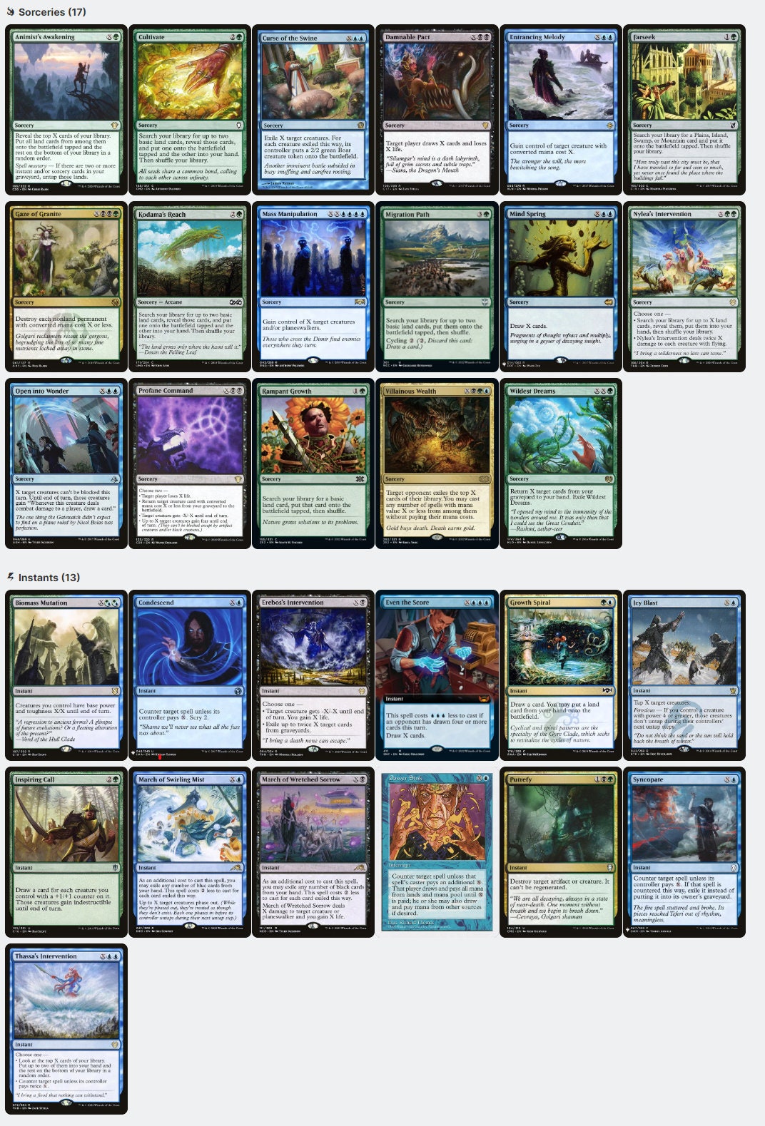 Zaxara, the Exemplary Hydra Tribal X-Spells Magic MTG Commander Deck