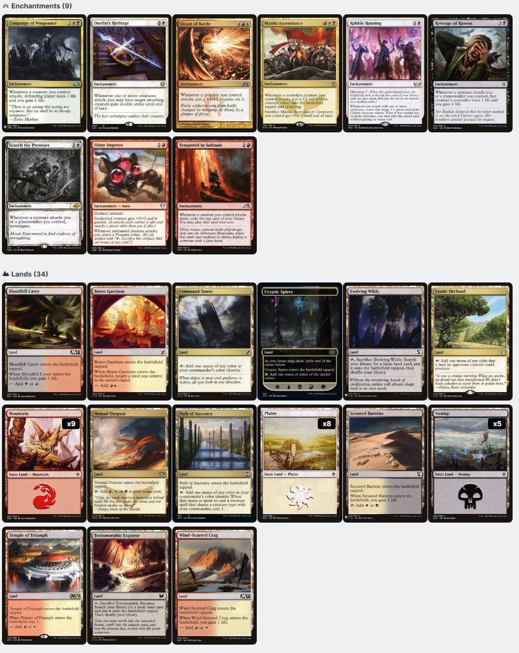 Isshin, Two Heavens as One Samurai Tribal Magic MTG Commander Deck