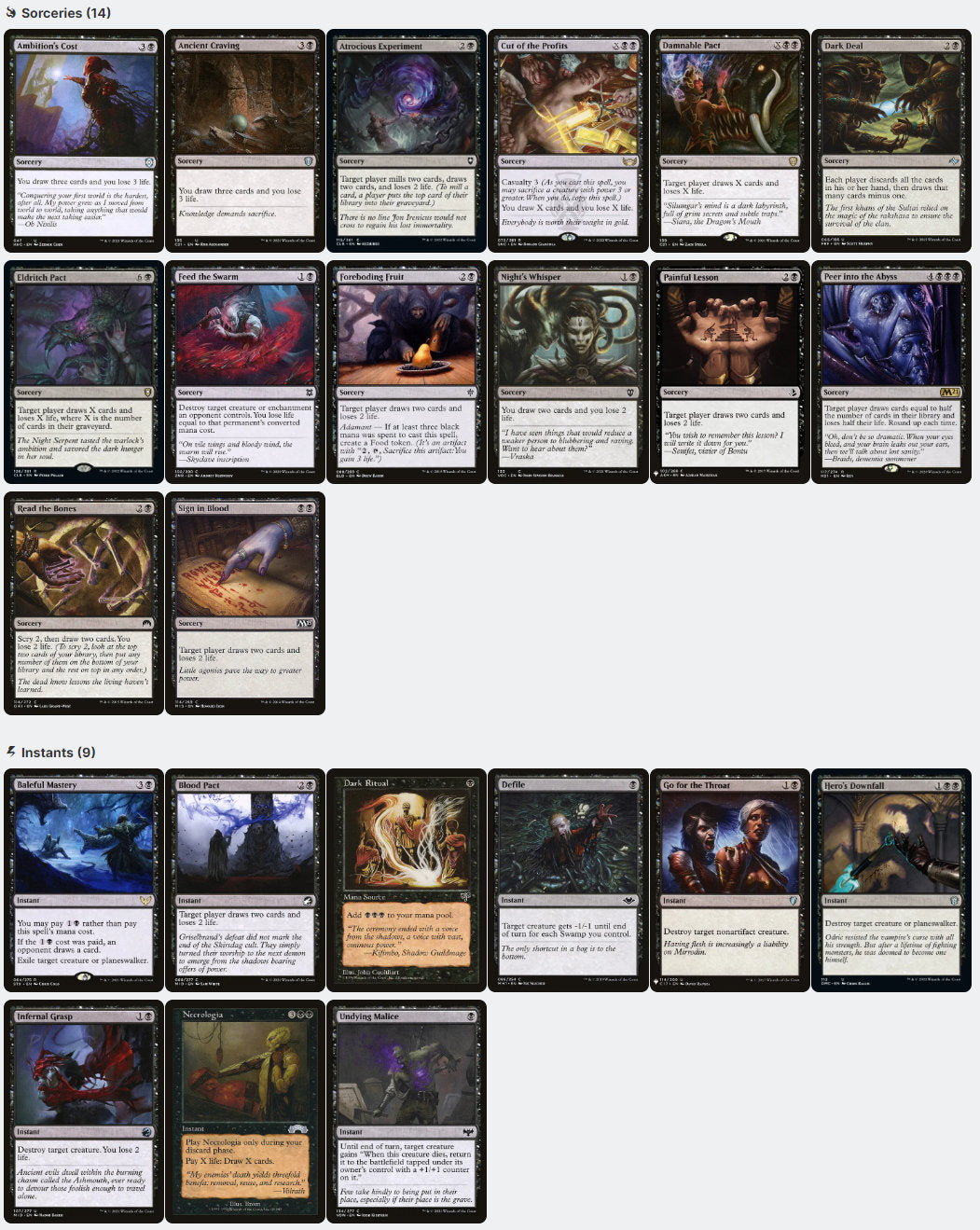 Sheoldred, the Apocalypse Forced Card Draw Life Drain Magic MTG Commander Deck