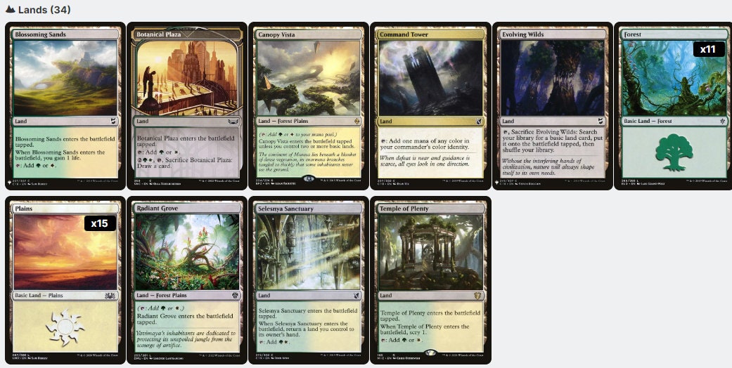 Sythis, the Hidden Hand Enchantress Magic MTG Commander Deck