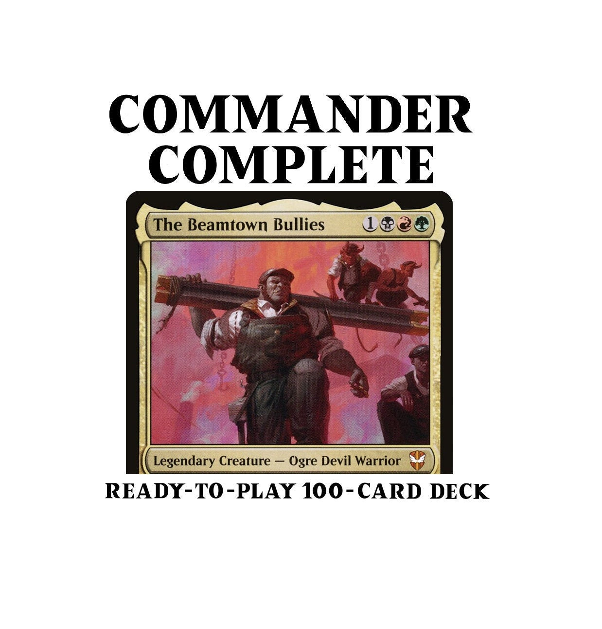 The Beamtown Bullies GAG GIFT REANIMATOR Magic Mtg Custom Commander Deck The Beamtown Bullies GAG GIFT REANIMATOR Magic Mtg Custom Commander Deck