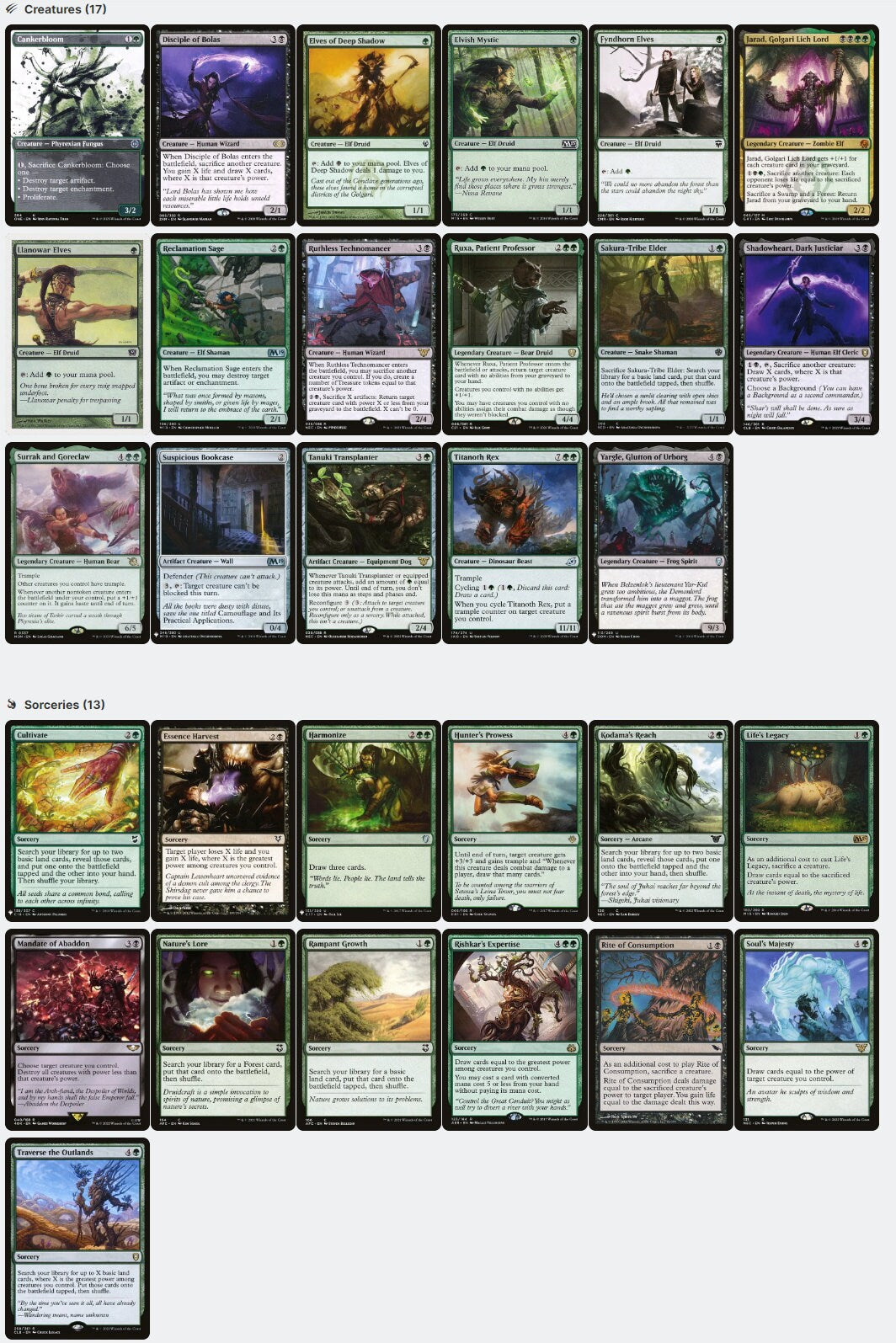 Yargle and Multani POWER MATTERS MTG Commander Deck