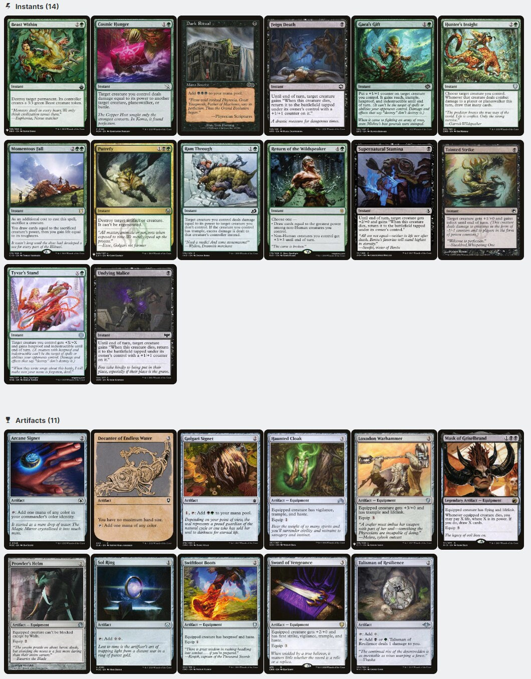 Yargle and Multani POWER MATTERS MTG Commander Deck