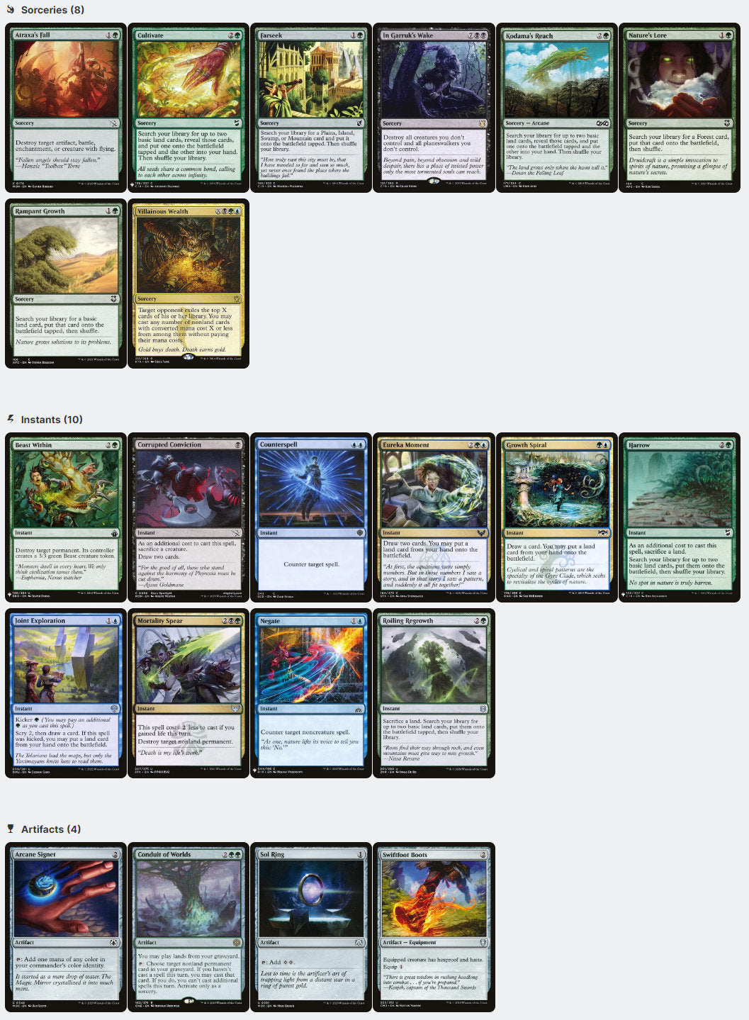 Zimone and Dina Landfall Sacrifice Card Draw Magic MTG Commander Deck