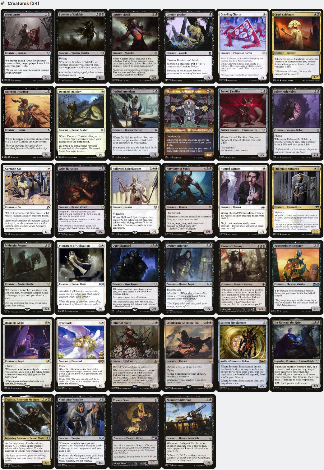 Teysa Karlov Creature Sacrifice Tokens Magic MTG Commander Deck