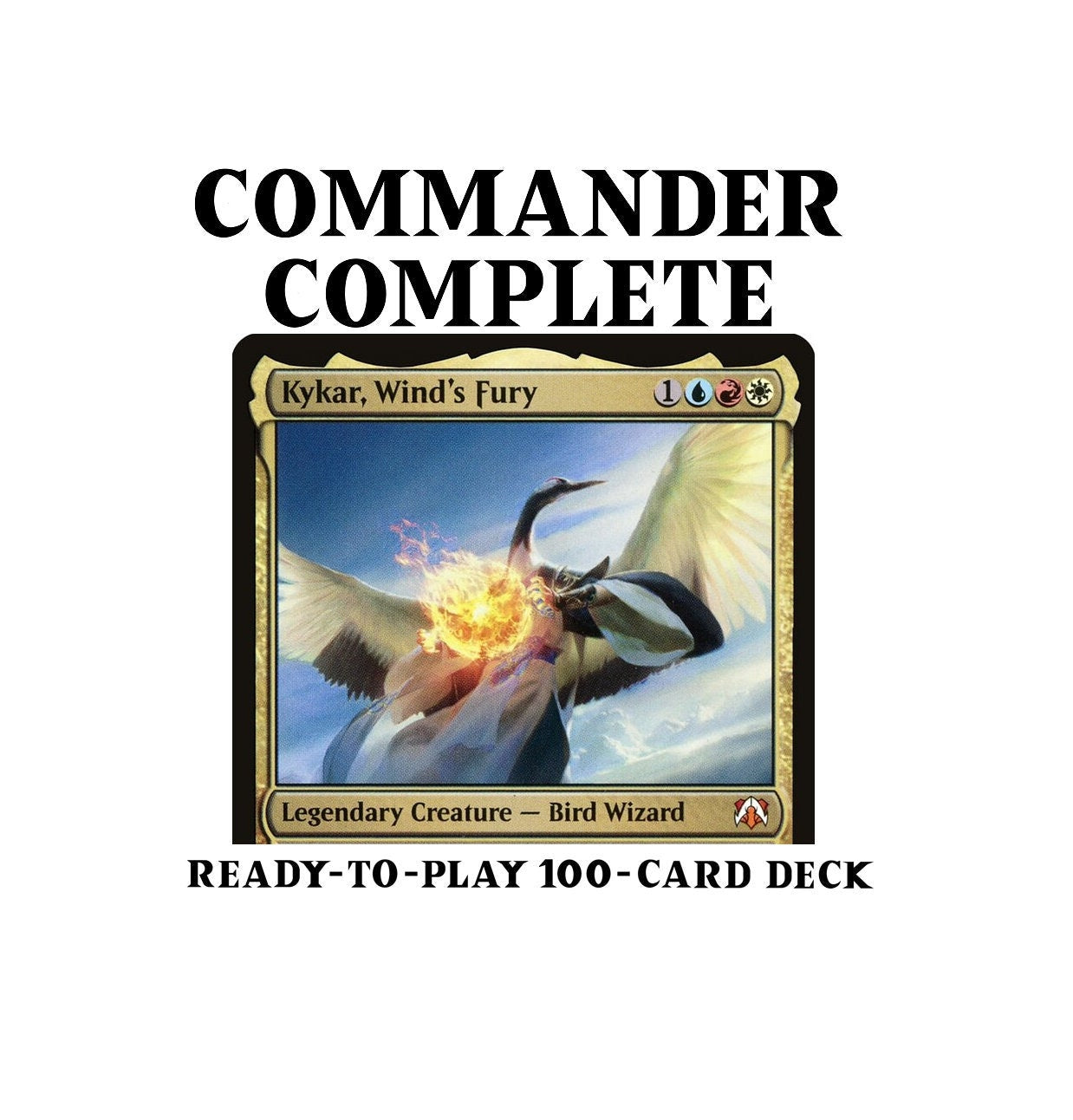 Kykar, Wind's Fury NONCREATURE SPELLS TOKENS Magic Mtg Custom Commande CommanderComplete Kykar, Wind's Fury NONCREATURE SPELLS TOKENS Magic Mtg Custom Commande CommanderComplete