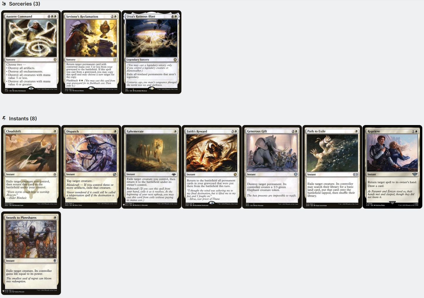 Gandalf the White LotR DOUBLE TRIGGERS Magic MTG Custom Commander Deck