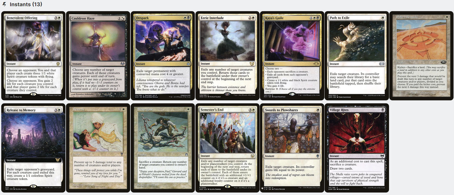 King of the Oathbreakers LotR SPIRITS PHASING Magic MTG Custom Commander Deck