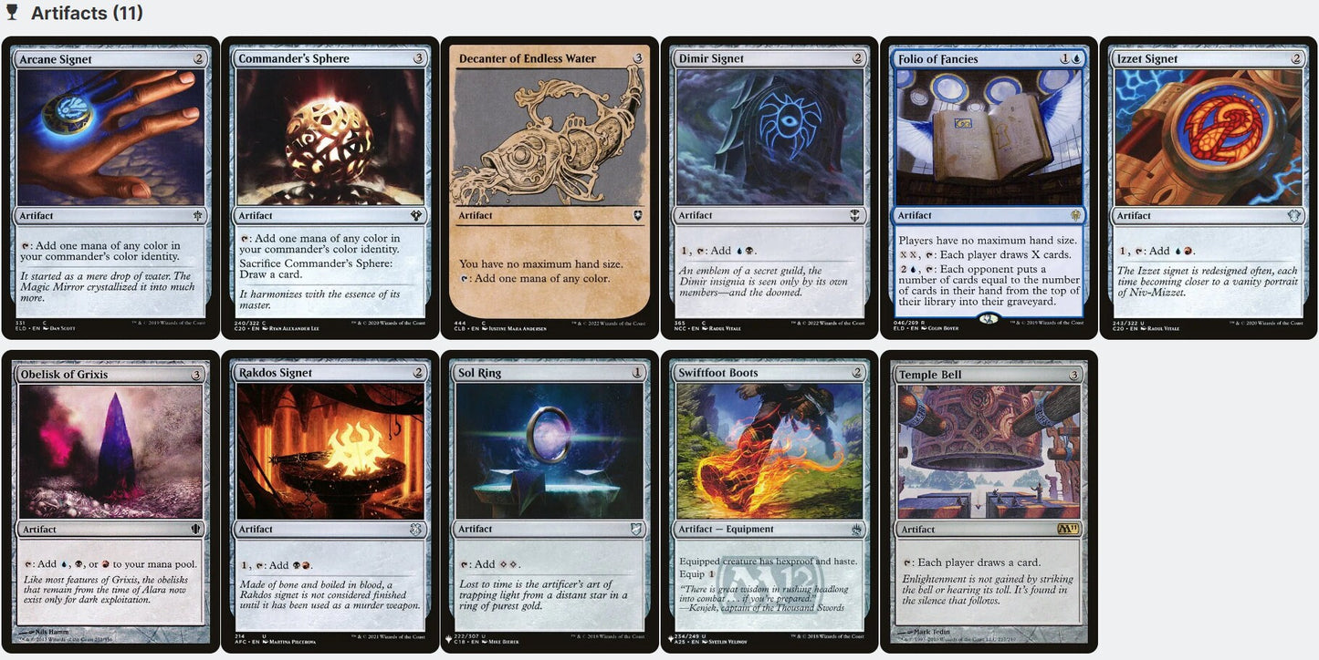 Nekusar, the Mindrazer FORCED CARD DRAW Magic Mtg Custom Commander Deck